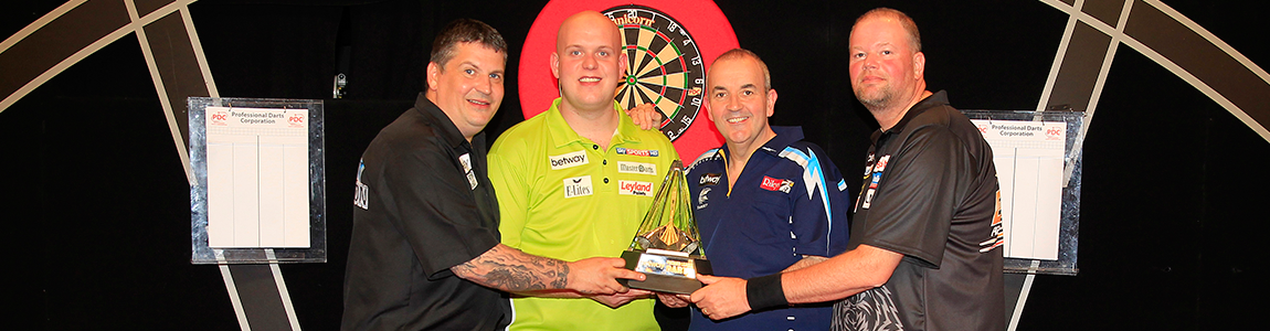 Barney gewinnt die Premier League Darts 2014