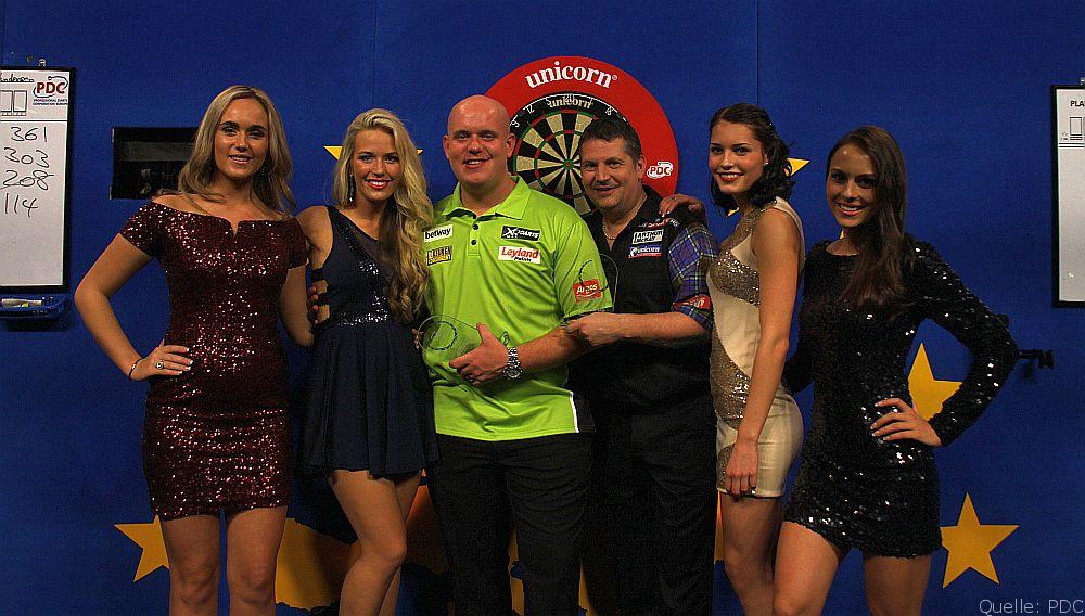 Van Gerwen gewinnt die German Darts Championship 2015