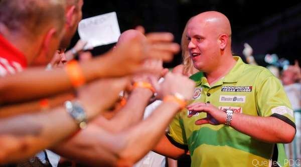 Van Gerwen gewinnt Singapur Darts Masters