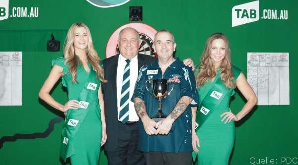 Phil Taylor gewinnt die Perth Darts Masters 2014