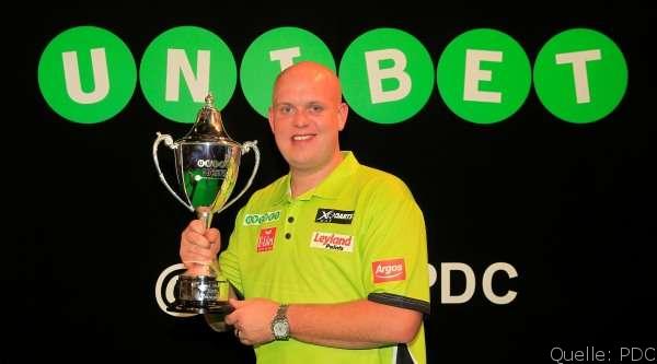 Van Gerwen gewinnt die Unibet Masters 2015